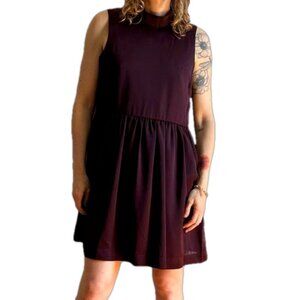 Frank & Oaks Burgundy Silky Dress